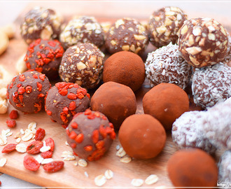 Healthy Vegan Chocolate Bites.