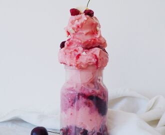 Watermelon Deluxe Freak Shake w Cherry Swirl