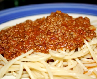 Köttfärssås & Spaghetti