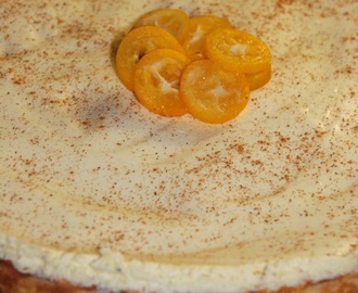 Cheesecake med pepparkaksbotten