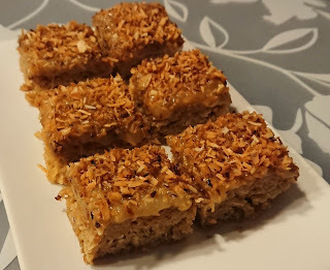 Glutenfria ginger flapjacks