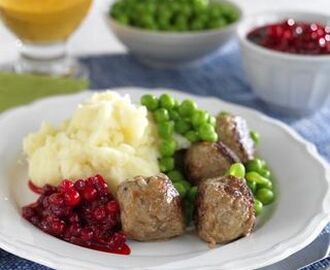 Köttbullar med potatismos