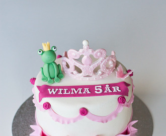 Tårta med prinsesstema