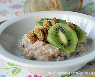 Glutenfri jordnötsgröt