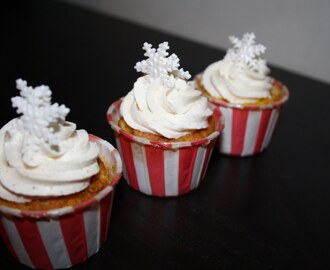 Saffransmuffins med kanel- &vanilj-cream cheesefrosting