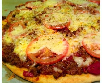 Lchf Köttfärspizza