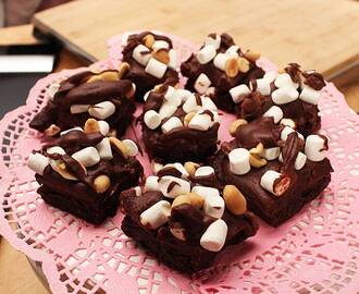 Rocky road brownies