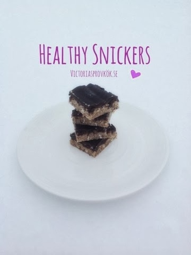 Healthy Snickers - hälsosamt godis