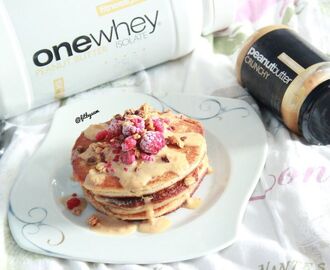 Peanut Butter Protein Pancakes