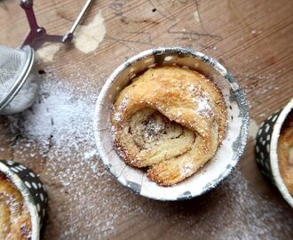 Kanelbullar på smördeg