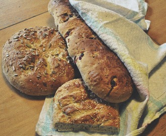 nyttigt bröd med smak av kummin och fänkål