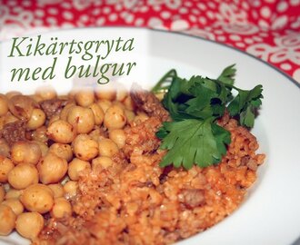 Värmande kikärtsgryta med bulgur