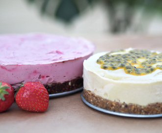 Somriga raw-cheesecakes i smarta formar