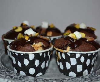 Rocky road cupcakes