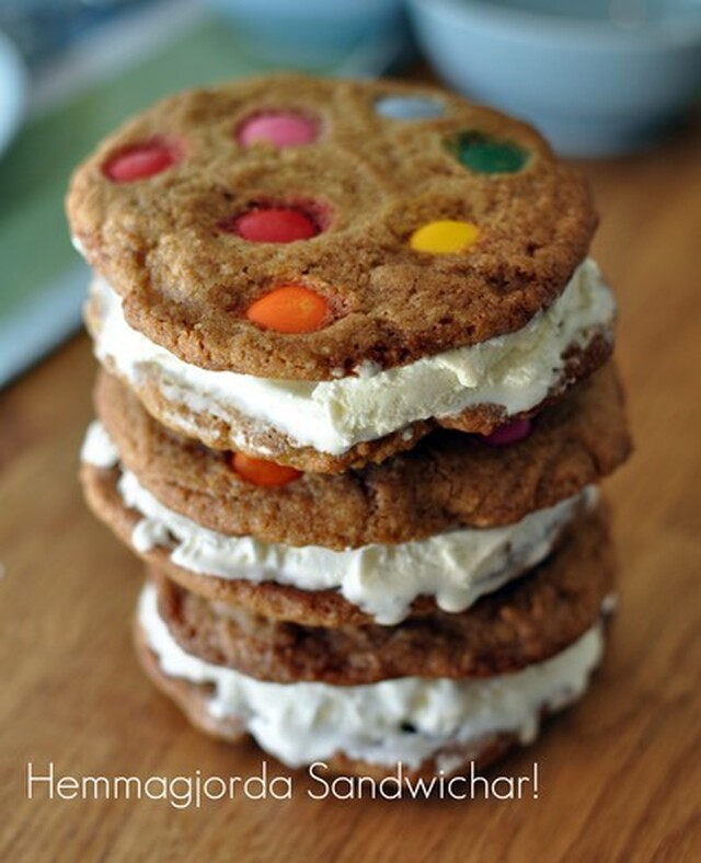 Cookiesandwichar – kakor och glass i en oslagbar kombination!