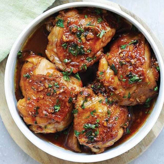 Instant Pot Chicken Recipes - Honey Garlic Chicken