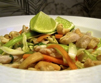 Asiatisk kycklingsallad