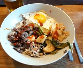 God och smakrik bibimbap