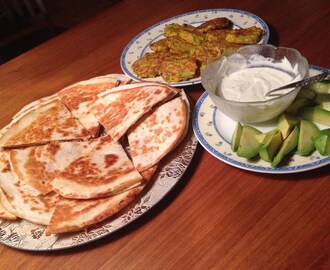 Grillade tonfisktortilla med majsplättar