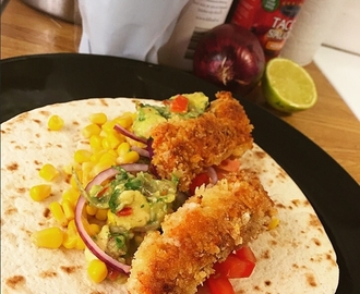 Crispy fish taco