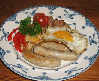 Tysk Bratwurst med Sesampanerad Ost