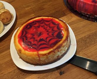 Cheescake och mirrorglaze