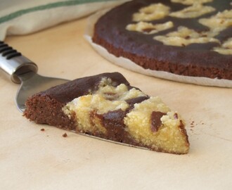 LCHF kladdkaka med cookie dough!