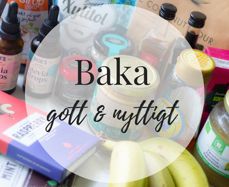 Baka nyttigt – Del 1 baka med glutenfritt mjöl