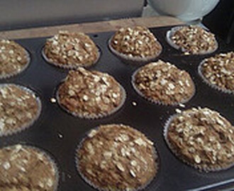 Frukostmuffins med müsli