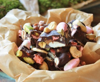 Rocky road med juleskum