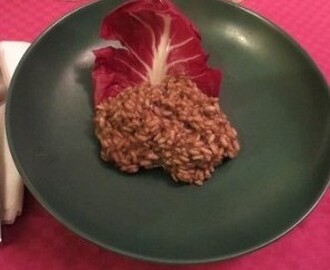 Risotto con radicchio