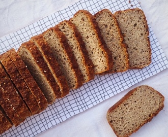 Surdegslimpa av hel bovete (naturligt glutenfri) Superenkel att göra!