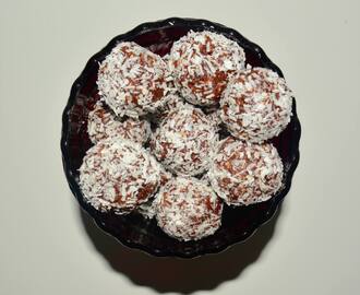 Raw chokladbollar