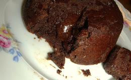 Glutenfri chockladbakelse fondant