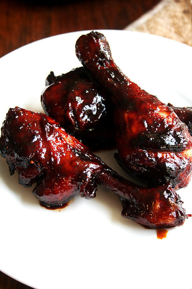Honey-Soy Chicken Drumsticks, Thighs or Wings