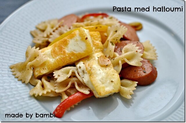 Pasta med halloumi – min favorit pastarätt!