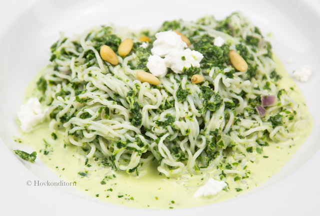 Spinach Goat Cheese Pasta Sauce