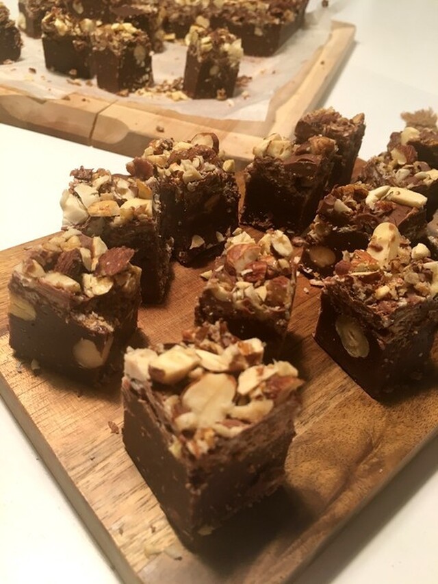 Ferrero Rocher fudge