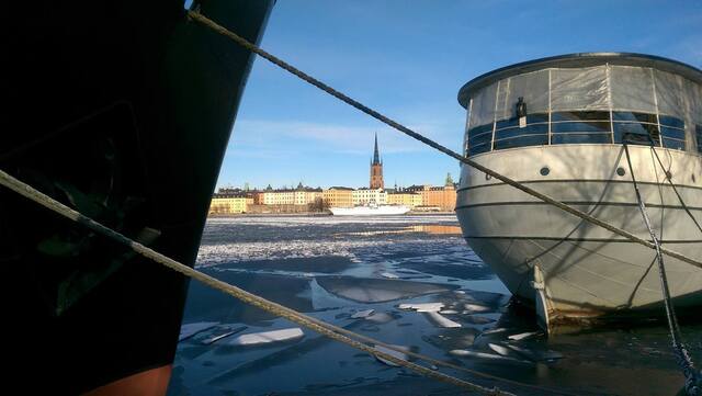 Vinterbilder från Stockholm och riktigt bra snabbmat från Paradiset