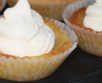 Vita kladdkakemuffins