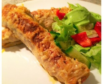 Lchf Cannelloni med Kycklingfyllning