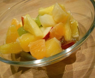 Frukt i kryddig lag
