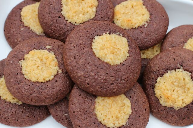 Kladdcookies med kokostosca