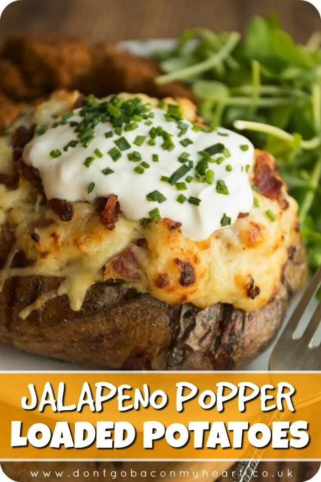 Jalapeño Popper Loaded Potatoes