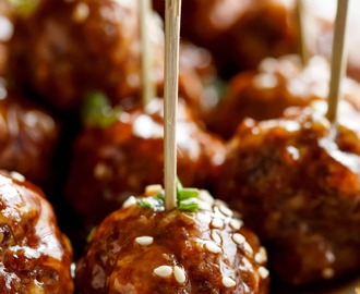 The Best Teriyaki Beef Meatballs Recipe