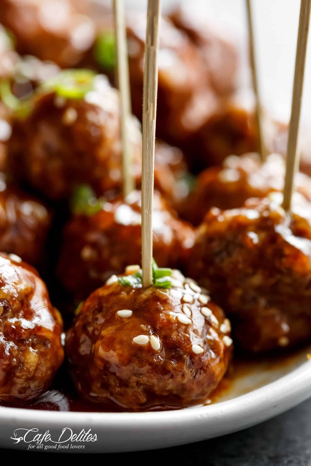 The Best Teriyaki Beef Meatballs Recipe