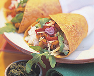 Pesto Quorn Wraps