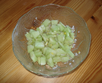 Melonsalsa med citron