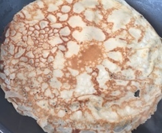 Gluten, nöt, mjölk-och sockerfria pannkakor