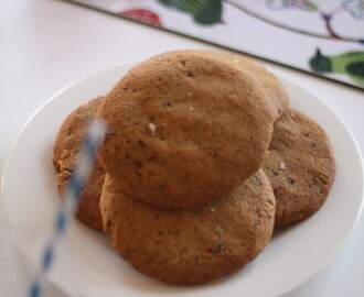 Chocolate chip cookies med brynt smör